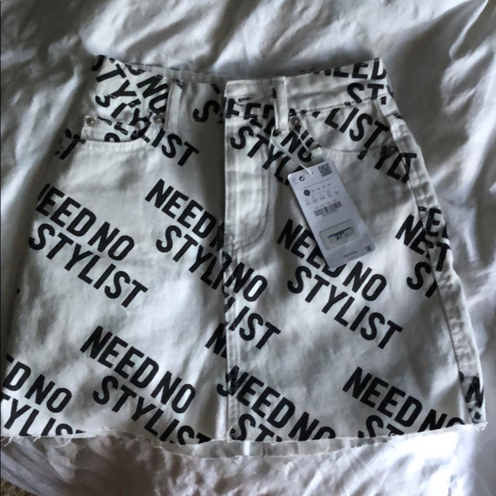 Bershka Denim Skirt